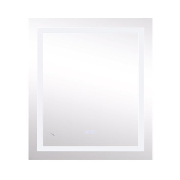 Дзеркало Lidz Kubis 700х800 з LED-підсвічуванням Touch, з антизапотіванням, з димером, рег. яскравості LD78LF9048070 LD78LF9048070 фото