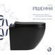 Унітаз підвісний Qtap Jay Ultra Quiet 485х360х320 мм, Matt Black, сидінням Slim Duroplast/ Soft-close/ Quick Relase QT07335177MB QT07335177MB фото 4