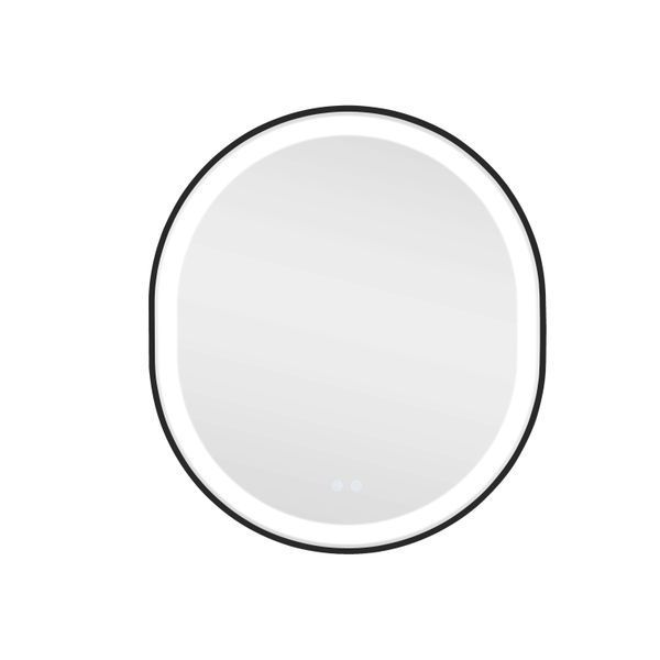 Дзеркало Qtap Gemini 800х700 з LED-підсвічуванням Touch, з антизапотіванням, з димером, рег. темп. кольору (3000-6500K) QT2578R8072B QT2578R8072B фото