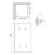Душова перегородка Qtap Walk-In Standard CRM209.C8 90х200 см, скло Clear 8 мм, покриття CalcLess STDCRM209C8 фото 2