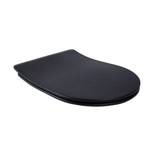 Сидіння для унітаза Qtap (Robin, Scorpio) з мікроліфтом Slim QT99U184UF450MB QT99U184UF450MB фото