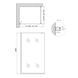 Душова перегородка Qtap Walk-In Standard CRM2011.C8 110х200 см, скло Clear 8 мм, покриття CalcLess STDCRM2011C8 фото 2