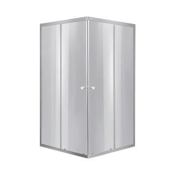 Душова кабіна Lidz Wawel SC90x90.SAT.LOW.DGR, скло темне тоноване 4 мм без піддона LWASC9090SATLOWDGR2 фото