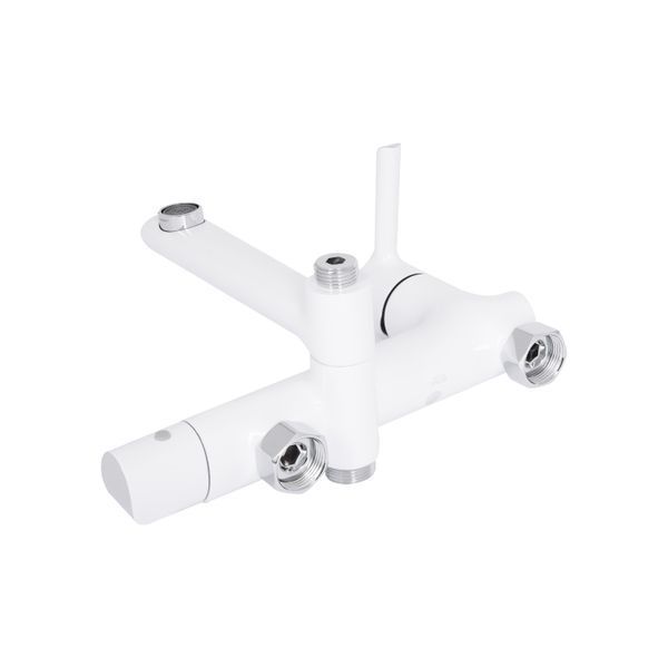Душова система універсальна Qtap Grand на три споживачі (з виливом) QTGRAWCR1004 Chrome/White QTGRAWCR1004 фото