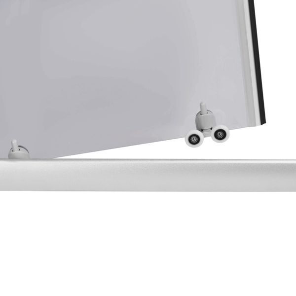 Душова кабіна Lidz Wawel SC90x90.SAT.LOW.DGR, скло темне тоноване 4 мм без піддона LWASC9090SATLOWDGR2 фото