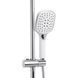 Душова система універсальна Qtap Grand на три споживачі (з виливом) QTGRAWCR1004 Chrome/White QTGRAWCR1004 фото 1