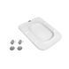 Сидіння для унітаза Qtap Kalao з мікроліфтом Slim QT08991213AW QT08991213AW фото 6