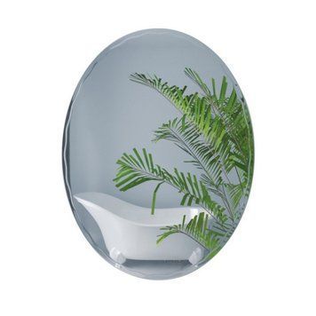 Дзеркало Lidz Latwa 140.07.11 425х575 настінне овальне з декором LD78LA4257 LD78LA4257 фото