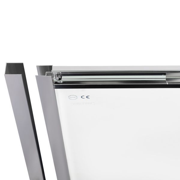 Душові двері в нішу Qtap Taurus CRM201-11.C6 97-108x200 см, скло Clear 6 мм, покриття CalcLess TAUCRM20111C6 фото