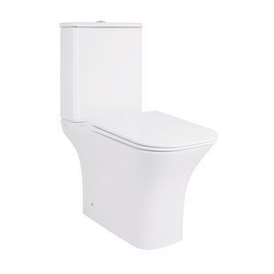 Унітаз-компакт Qtap Presto Quadro безободковий з сидінням Soft-close QT24221215AW QT24221215AW фото