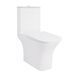 Унітаз-компакт Qtap Presto Quadro безободковий з сидінням Soft-close QT24221215AW QT24221215AW фото 1