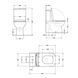 Унітаз-компакт Qtap Kalao безобідковий з сідінням Soft-close QT08221213AW QT08221213AW фото 2