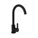 Змішувач для кухні Brinex Pure 015F U-образний Black Matt BRIPUR015FBLM BRIPUR015FBLM фото 1