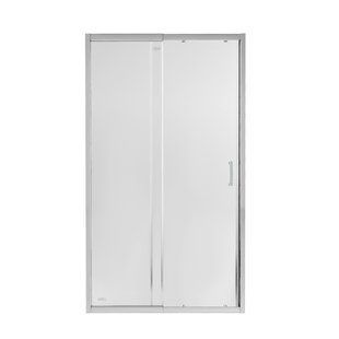 Душові двері в нішу Qtap Taurus CRM201-11.C6 110-120x200 см, скло Clear 6 мм, покриття CalcLess TAUCRM201112C6 фото