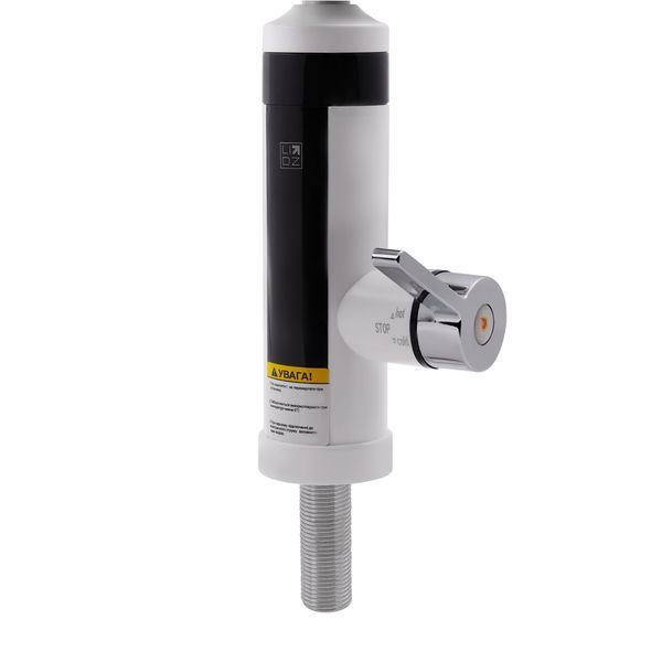 Проточний кран-водонагрівач кухонний для кухні Lidz Warm 061 LDWAR061WCR35431 White / Chrome LDWAR061WCR35431 фото