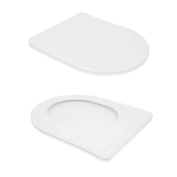 Унітаз підвісний Qtap Swan безободковий Ultra Quiet з сидінням Soft-close QT16335179W QT16335179W фото