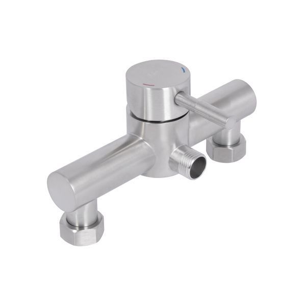 Змішувач для душу Lidz Aria 010 (з душовим гарнітуром) (k35) LDARI010NKS43361 Nickel LDARI010NKS43361 фото